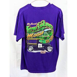 Lewiston Moose 2012 CA Classic Car Show T-Shirt Mens LARGE Short Sleeve Purple